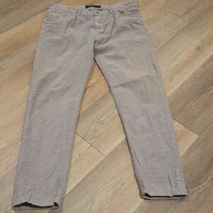 Zara Men's Tan Corduroy Trousers Inseam 29